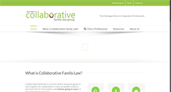 Desktop Screenshot of collaborativefamilylaw.ca