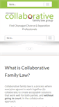 Mobile Screenshot of collaborativefamilylaw.ca